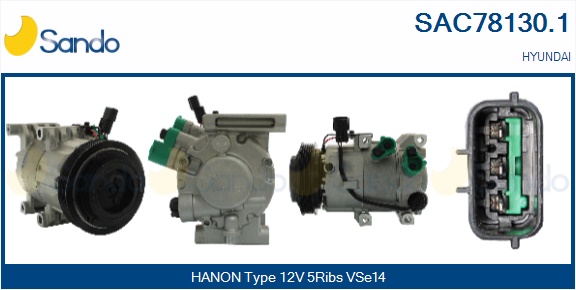 Compressore, climatizzatore SANDO SAC78130.1
