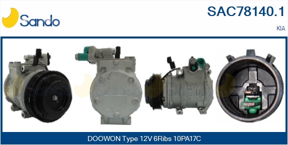 Compressore, climatizzatore SANDO SAC78140.1