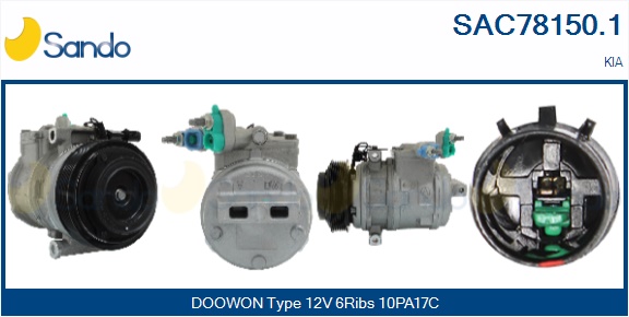 Compressore, climatizzatore SANDO SAC78150.1