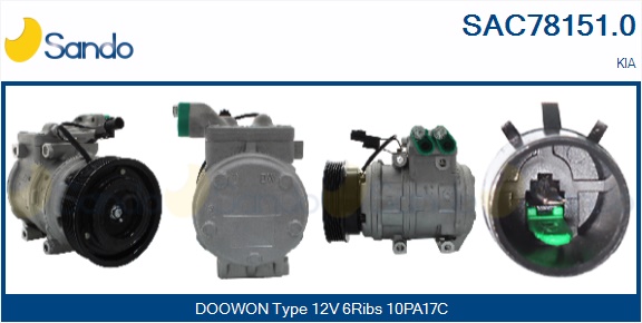 Compressore, climatizzatore SANDO SAC78151.0