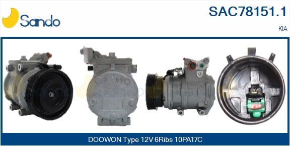 Compressore, climatizzatore SANDO SAC78151.1