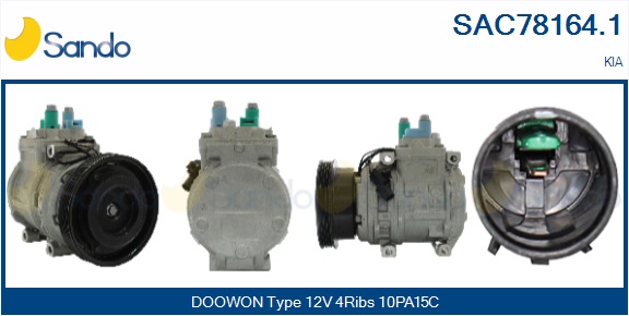 Compressore, climatizzatore SANDO SAC78164.1