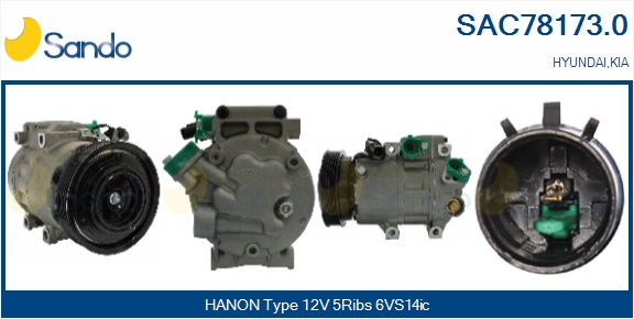 Compressore, climatizzatore SANDO SAC78173.0