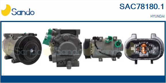 Compressore, climatizzatore SANDO SAC78180.1