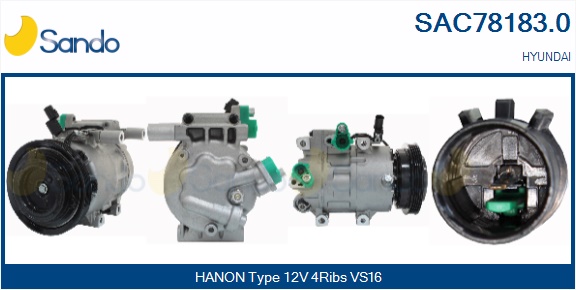 Compressore, climatizzatore SANDO SAC78183.0