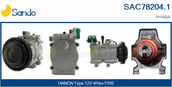 Compressore, climatizzatore SANDO SAC78204.1