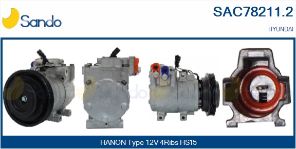 Compressore, climatizzatore SANDO SAC78211.2