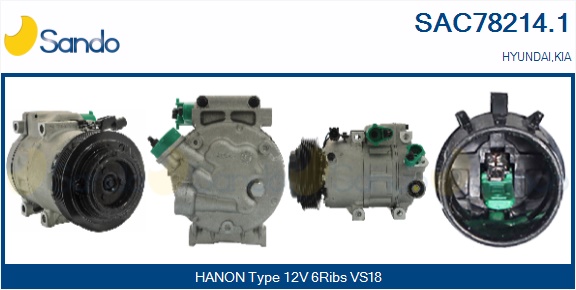 Compressore, climatizzatore SANDO SAC78214.1
