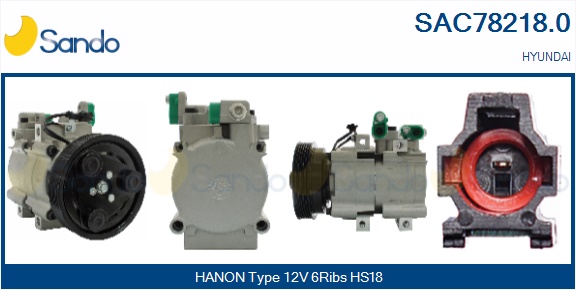 Compressore, climatizzatore SANDO SAC78218.0