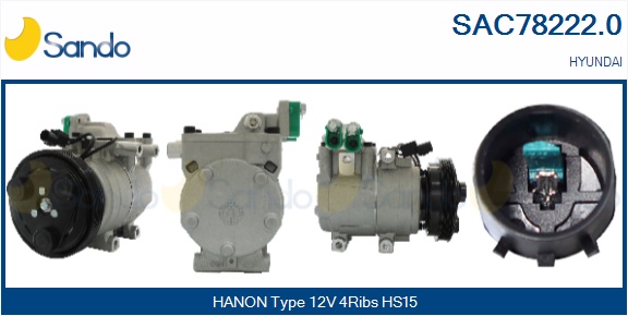 Compressore, climatizzatore SANDO SAC78222.0