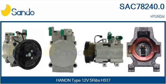 Compressore, climatizzatore SANDO SAC78240.0