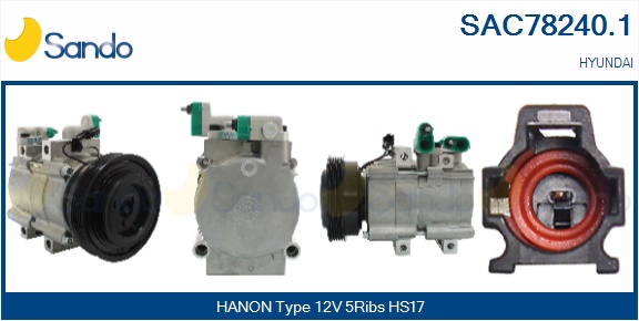 Compressore, climatizzatore SANDO SAC78240.1