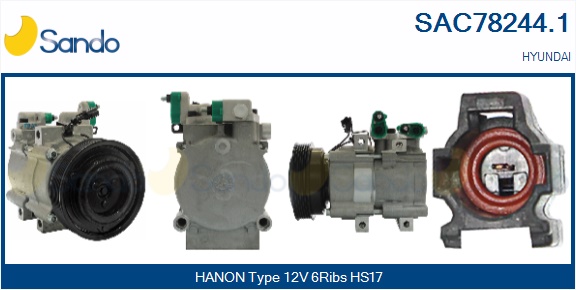 Compressore, climatizzatore SANDO SAC78244.1