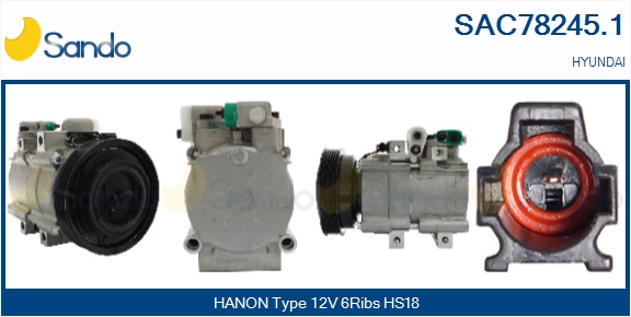Compressore, climatizzatore SANDO SAC78245.1