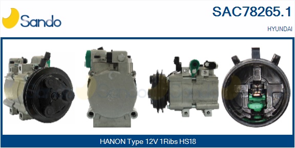 Compressore, climatizzatore SANDO SAC78265.1