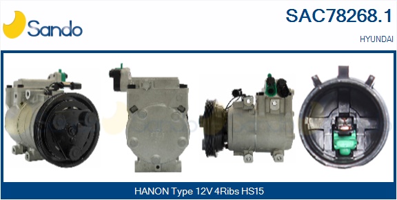 Compressore, climatizzatore SANDO SAC78268.1