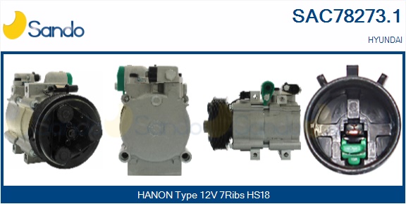 Compressore, climatizzatore SANDO SAC78273.1