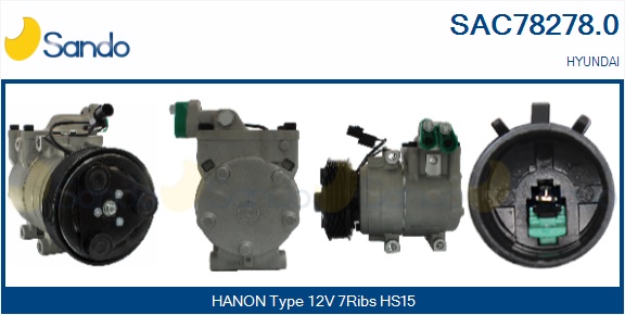 Compressore, climatizzatore SANDO SAC78278.0