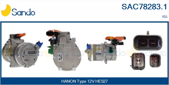 Compressore, climatizzatore SANDO SAC78283.1