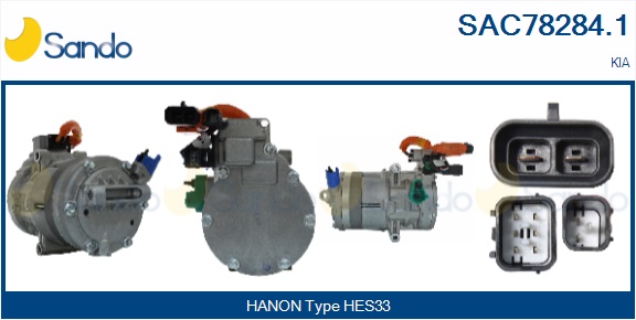 Compressore, climatizzatore SANDO SAC78284.1