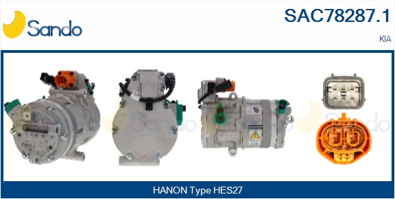 Compressore, climatizzatore SANDO SAC78287.1