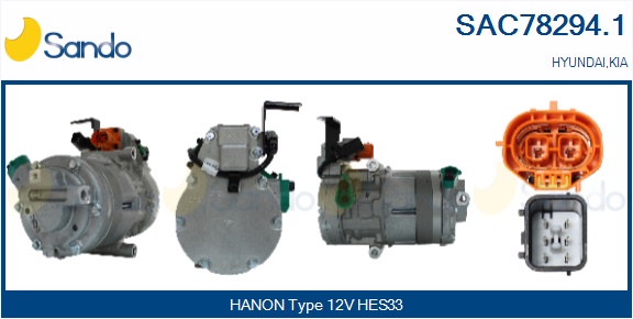 Compressore, climatizzatore SANDO SAC78294.1