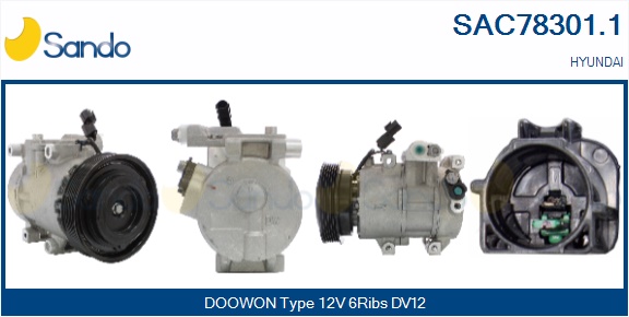 Compressore, climatizzatore SANDO SAC78301.1