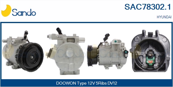 Compressore, climatizzatore SANDO SAC78302.1