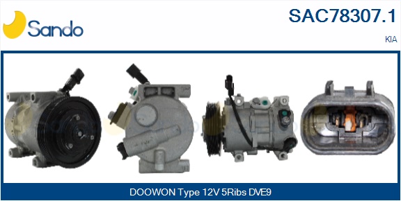 Compressore, climatizzatore SANDO SAC78307.1