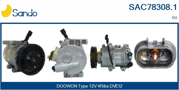 Compressore, climatizzatore SANDO SAC78308.1