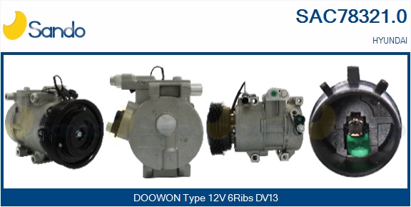 Compressore, climatizzatore SANDO SAC78321.0