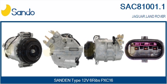 Compressore, climatizzatore SANDO SAC81001.1