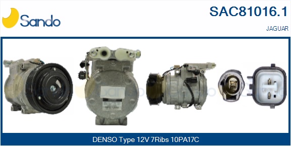 Compressore, climatizzatore SANDO SAC81016.1