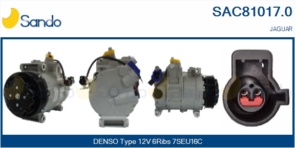 Compressore, climatizzatore SANDO SAC81017.0