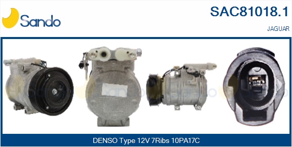 Compressore, climatizzatore SANDO SAC81018.1