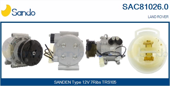 Compressore, climatizzatore SANDO SAC81026.0