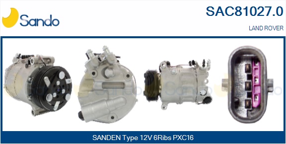 Compressore, climatizzatore SANDO SAC81027.0