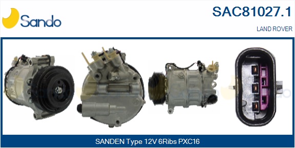 Compressore, climatizzatore SANDO SAC81027.1