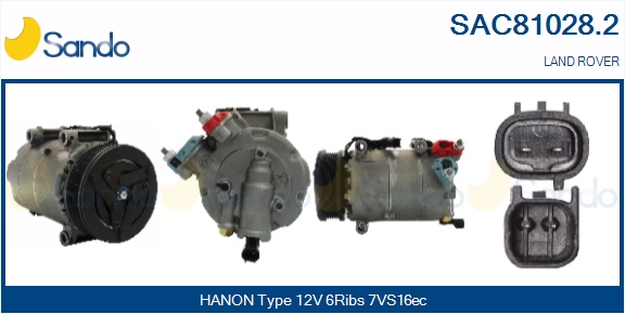 Compressore, climatizzatore SANDO SAC81028.2
