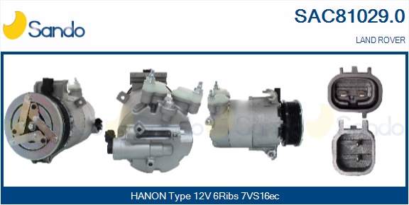 Compressore, climatizzatore SANDO SAC81029.0