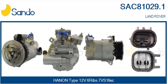 Compressore, climatizzatore SANDO SAC81029.1