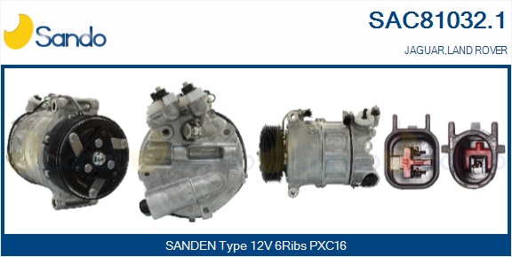 Compressore, climatizzatore SANDO SAC81032.1