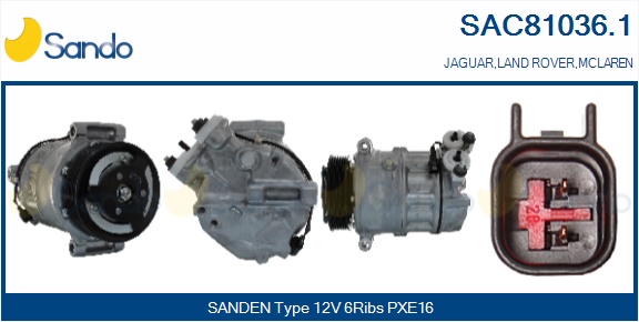 Compressore, climatizzatore SANDO SAC81036.1
