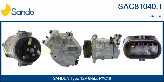 Compressore, climatizzatore SANDO SAC81040.1