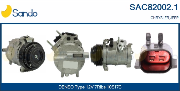 Compressore, climatizzatore SANDO SAC82002.1