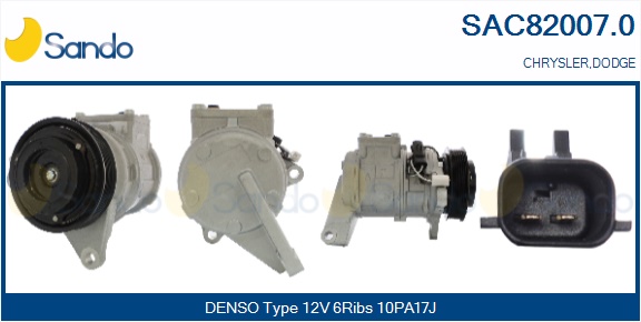 Compressore, climatizzatore SANDO SAC82007.0