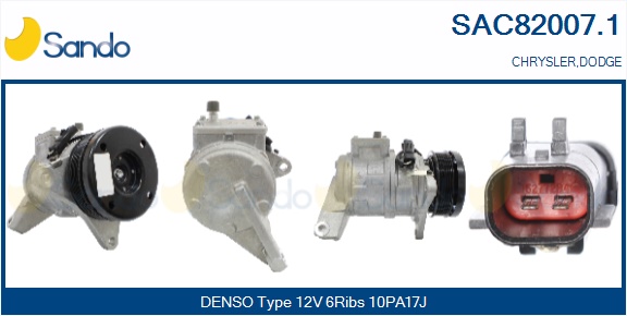 Compressore, climatizzatore SANDO SAC82007.1
