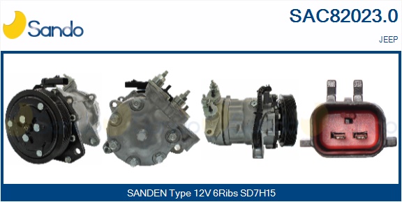 Compressore, climatizzatore SANDO SAC82023.0