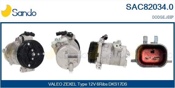 Compressore, climatizzatore SANDO SAC82034.0