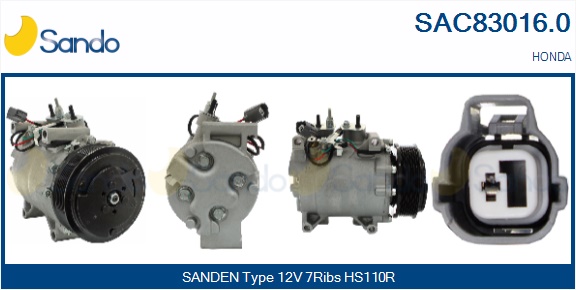 Compressore, climatizzatore SANDO SAC83016.0